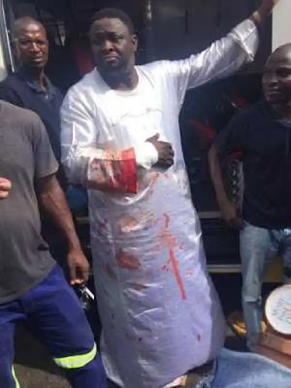 South Africans Attack Nigerians In Pretoria West, Loot, Burn Their Businesses (Photos)